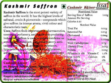 Load image into Gallery viewer, Cashmer Kaiser - Kashmir Saffron Mongra Grade I, 01 gram